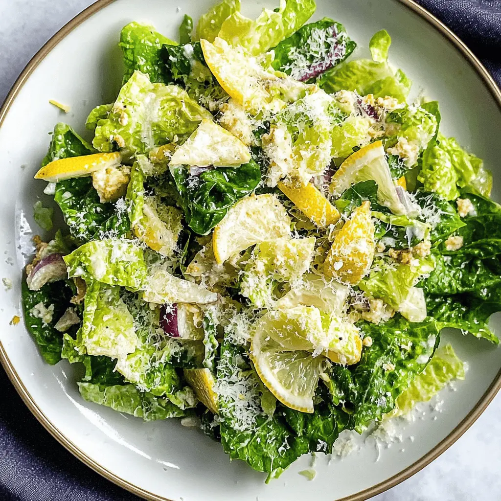 Brighten your meal with this quick and refreshing 5-minute Lemon Parmesan Lettuce Salad! Featuring crisp lettuce, zesty lemon juice, and freshly grated Parmesan, this salad is perfect for any occasion. It’s healthy, vibrant, and only requires a few simple ingredients. Save this recipe for a light lunch or a delightful side dish at dinner!