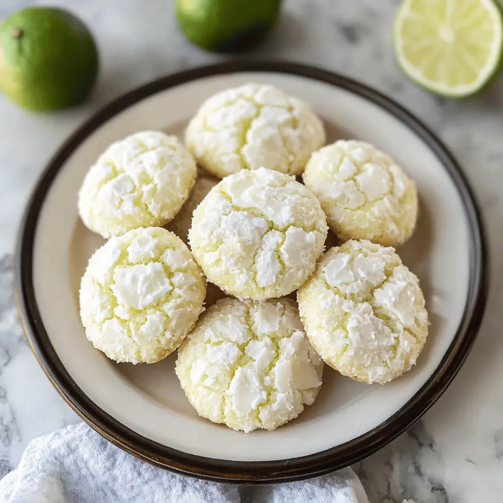 These Coconut Key Lime Crinkle Cookies are a tropical delight! With a zesty lime flavor and a hint of coconut, they’re soft and chewy. Ideal for summer gatherings or as a cheerful treat anytime, these cookies are a must-try! Save this recipe for your next baking adventure and impress your friends with these delightful flavors!