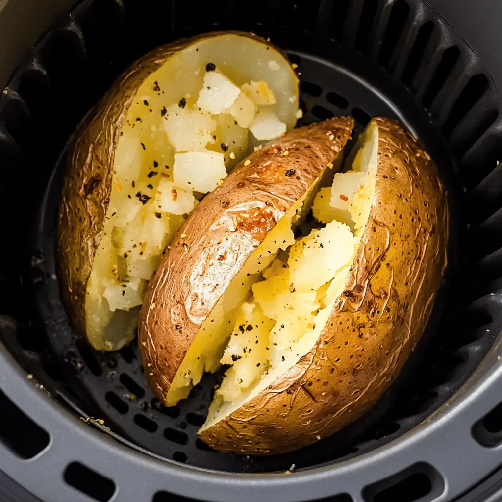 Get ready for a deliciously crispy treat with this Air Fryer Baked Potato recipe! Perfectly fluffy on the inside and delightfully crunchy on the outside, these potatoes are a game-changer. Enjoy them as a side dish or topped with your favorite ingredients for a fulfilling meal. Save this recipe for easy prep any night of the week!