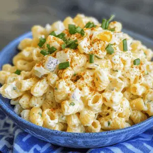 This Deviled Egg Pasta Salad mixes creamy egg, tangy mustard, and crunchy veggies into a delightful dish. Perfect for picnics or potlucks, it's packed with flavor and easy to make. Save this recipe for a tasty side or main that will impress your guests at your next gathering!