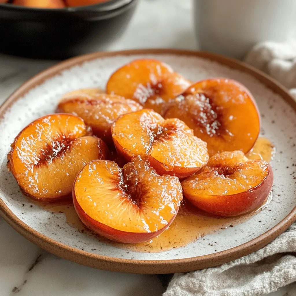 Looking for a simple and delicious dessert? Try these Easy Air Fryer Peaches! With their juicy sweetness and warm caramelized edges, they make for a delightful treat. Perfect as a summer dessert or a quick snack, these peaches are easy to prepare and full of flavor. Save this recipe for a tasty twist on classic fruit!