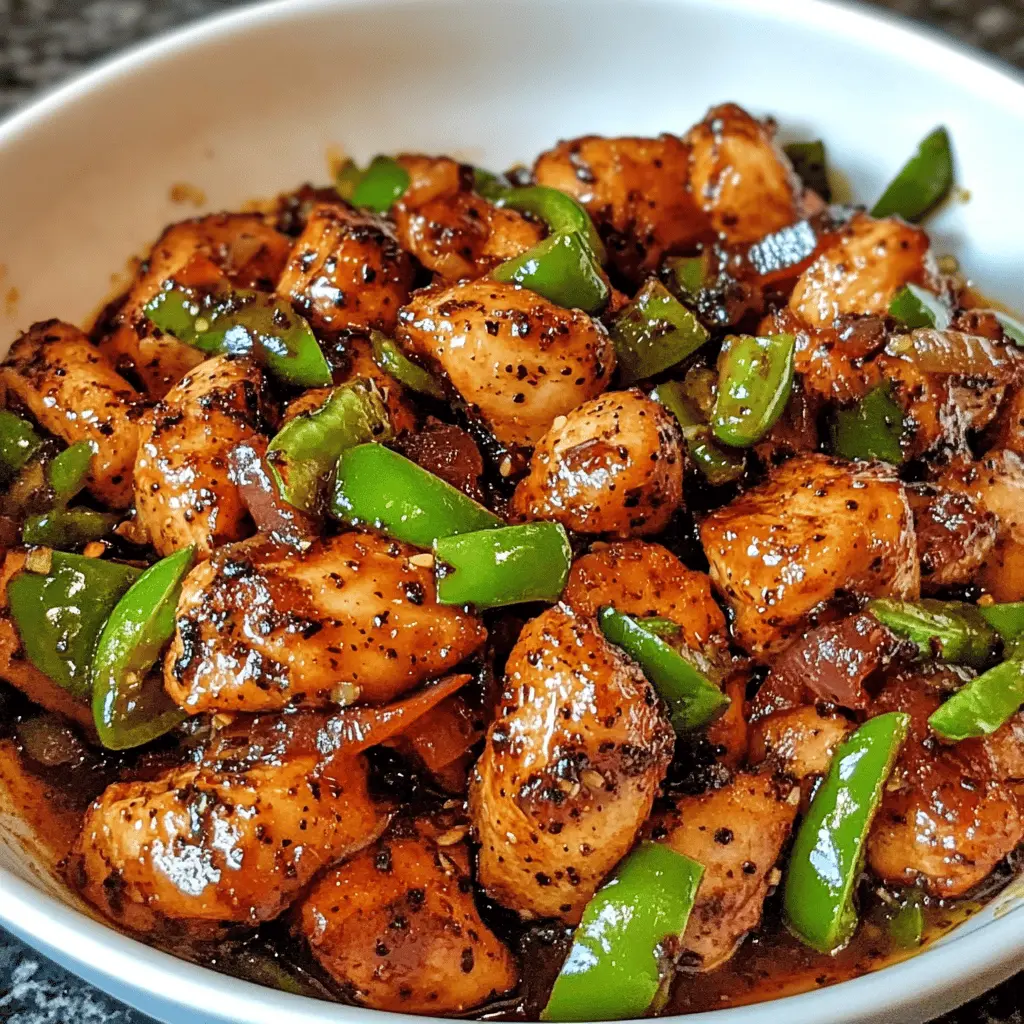 This Easy Black Pepper Chicken recipe features tender chicken pieces coated in a flavorful black pepper sauce, making it perfect for busy weeknights. With just a few simple ingredients, you can whip up a dish that’s both spicy and savory. Save this pin for a quick dinner solution or a delicious meal to impress your friends!