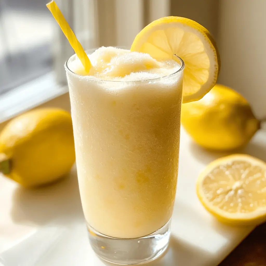Beat the heat with this refreshing Frozen Lemonade recipe that's perfect for summer days! Made with just a few simple ingredients like fresh lemons and sugar, it's a tangy treat everyone will love. Grab your blender and whip up this icy drink for backyard barbecues or sunny picnics. Don't forget to save this delightful recipe for your next outdoor gathering!