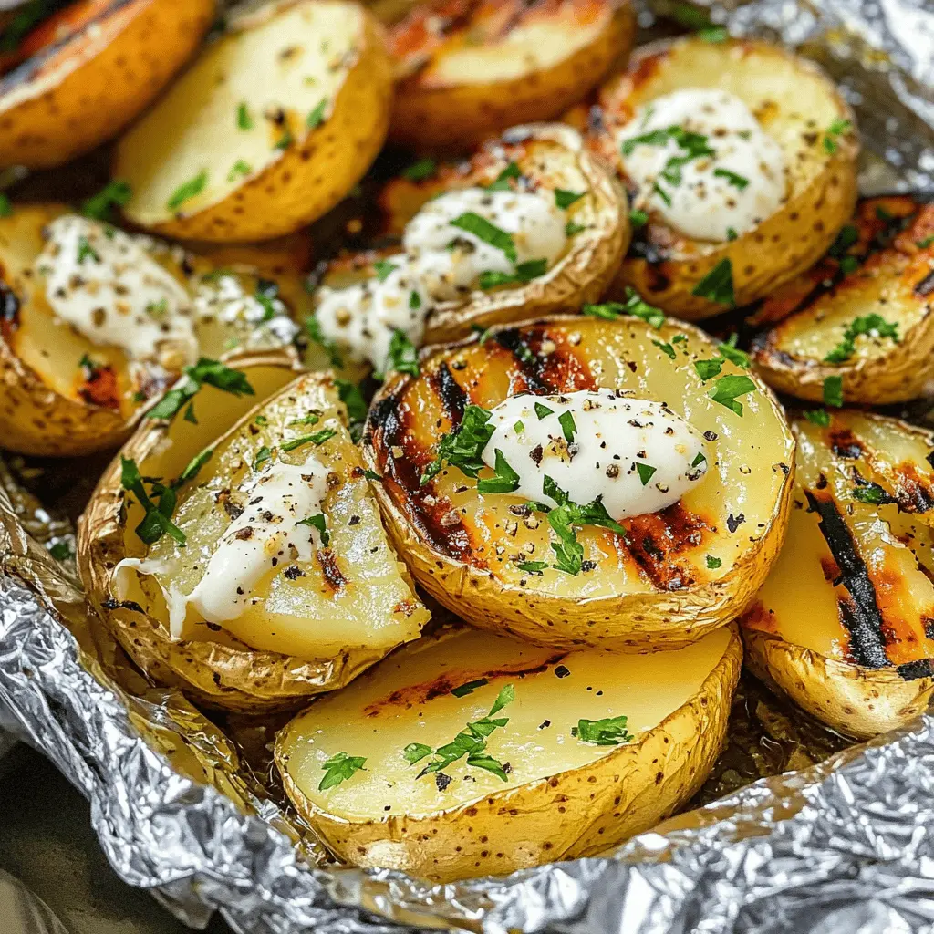 Get ready to enjoy delicious Grilled Potatoes in Foil! These easy potato packets are loaded with flavor, featuring garlic, herbs, and your favorite seasonings. Perfect for summer cookouts or cozy dinners, they’re a must-try side dish. Save this recipe for your next barbecue or camping trip!
