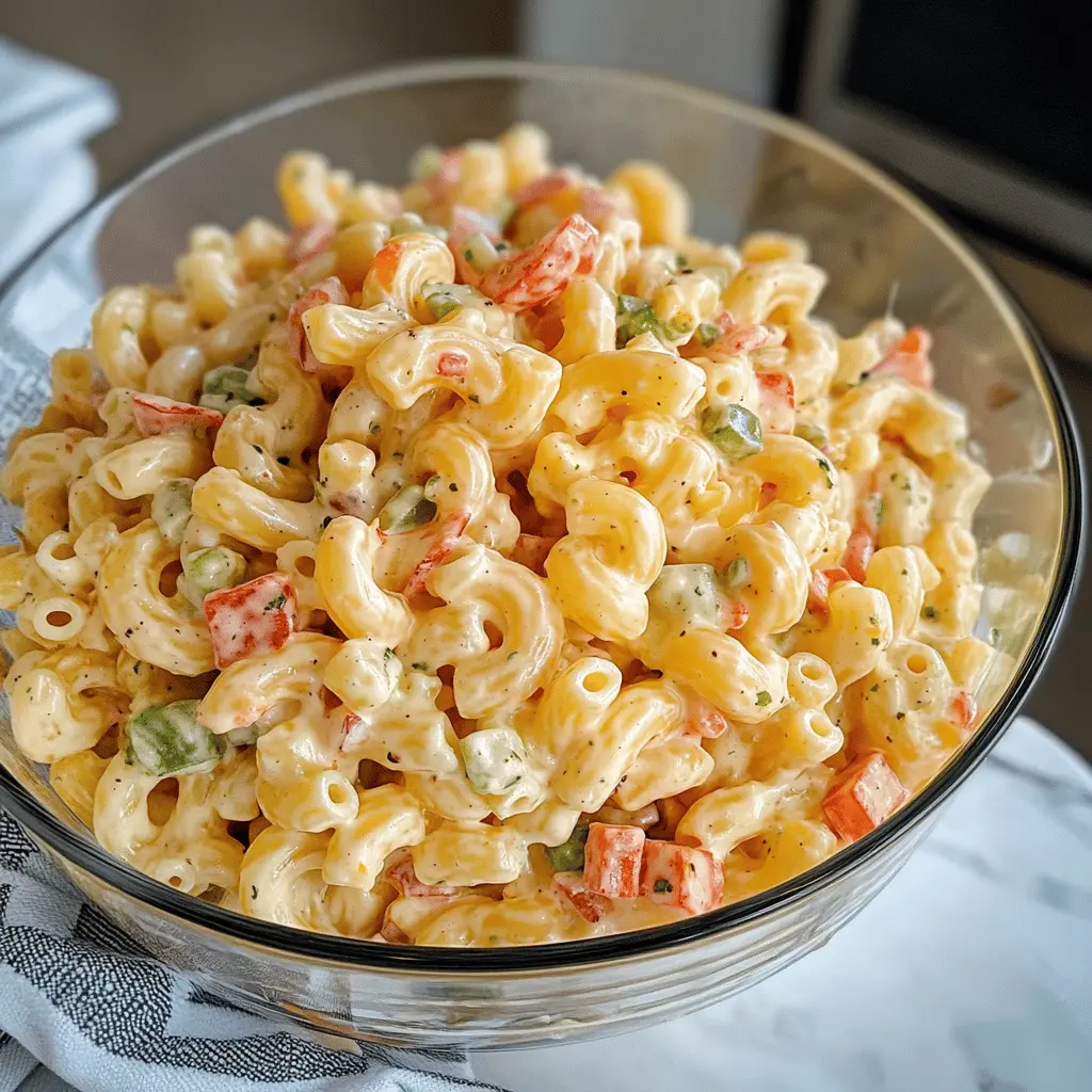 Get ready to whip up a delicious twist on a classic dish with Guy Fieri’s Macaroni Salad! This recipe combines creamy textures with crunchy veggies and zesty flavors, making it the perfect side for summer barbecues or family gatherings. Don’t miss out—save this pin to make it for your next get-together!