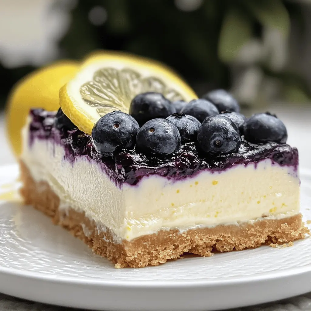 This Lemon Blueberry Delight is a refreshing treat that combines tangy lemon and sweet blueberries for the perfect summer dessert. Each bite is bursting with flavor, making it an ideal choice for picnics or family gatherings. Save this easy-to-make recipe for your next celebration, and impress your guests with this delightful combination!