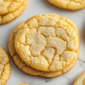 Brighten your day with these delightful Lemon Sugar Cookies! Bursting with citrus flavor and a soft, chewy texture, they're perfect for any occasion. Made with fresh lemon zest and a sprinkle of sugar, these cookies are a refreshing treat. Perfect for sharing at parties or enjoying with a cozy cup of tea. Save the recipe for your next baking adventure!