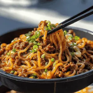 Make dinner easy and delicious with this comforting Mongolian Ground Beef Noodles recipe! Loaded with savory flavors and tender beef, this dish brings together simple ingredients for a satisfying meal. Perfect for busy weeknights or when you're craving something hearty. Save this recipe to enjoy a quick and tasty dinner idea anytime!