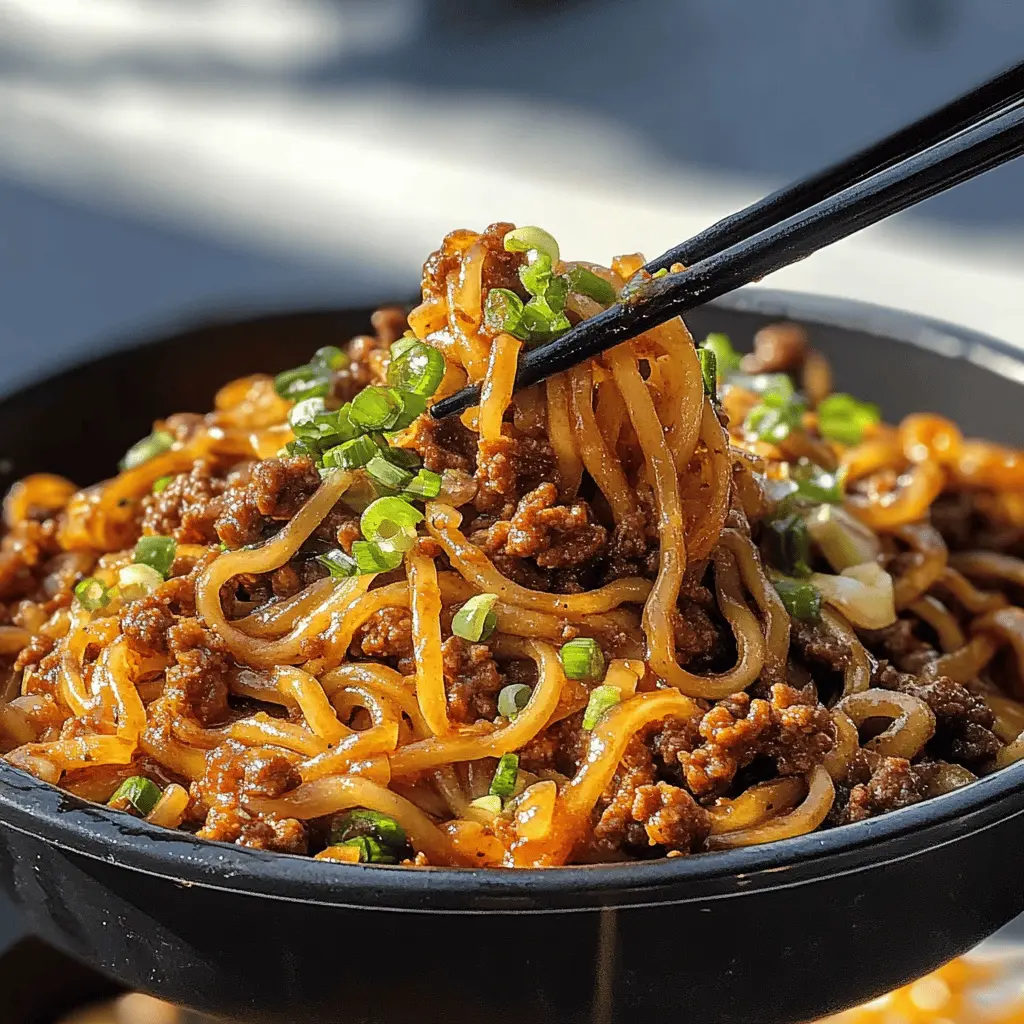 Make dinner easy and delicious with this comforting Mongolian Ground Beef Noodles recipe! Loaded with savory flavors and tender beef, this dish brings together simple ingredients for a satisfying meal. Perfect for busy weeknights or when you're craving something hearty. Save this recipe to enjoy a quick and tasty dinner idea anytime!