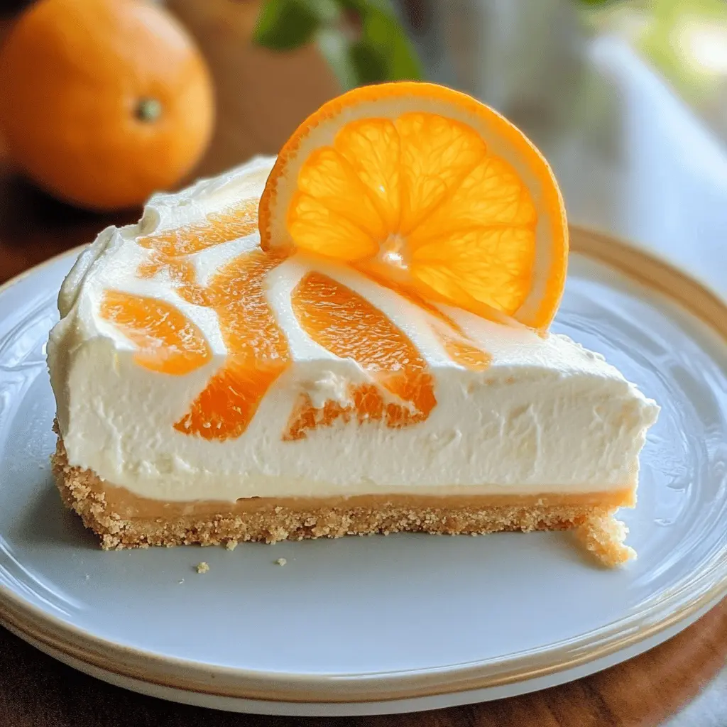 Treat yourself to a refreshing No-bake Orange Creamsicle Cheesecake that's as easy to make as it is delicious! With a creamy orange flavor and a buttery crust, this dessert is perfect for any summer gathering or family dinner. Save this recipe now for a delightful sweet treat that requires no baking – your taste buds will thank you!