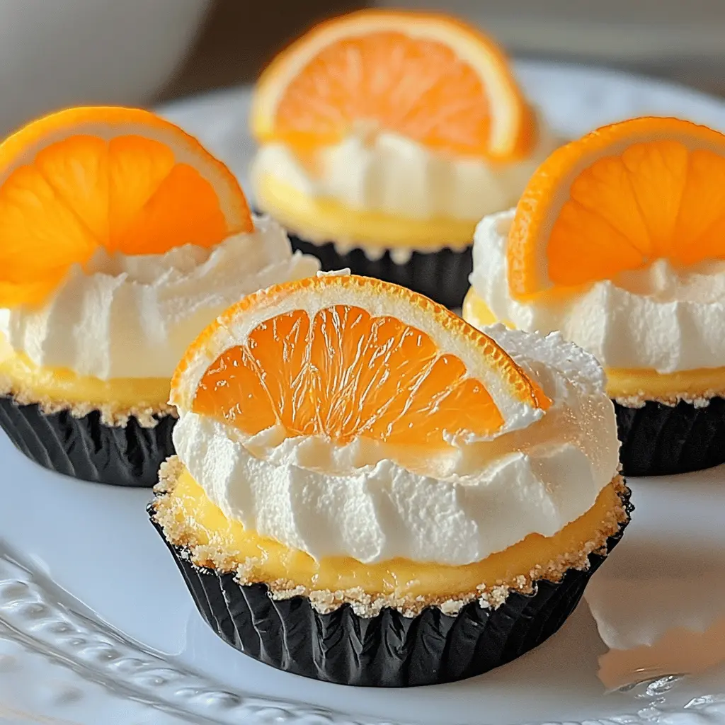 These delightful Orange Creamsicle Mini Cheesecakes blend creamy goodness with a refreshing orange flavor that takes you back to summer days! Made with simple ingredients like cream cheese and fresh oranges, this treat is perfect for parties or family gatherings. Save this recipe for a delicious dessert that will impress everyone at your next occasion!