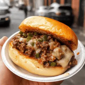 Get ready for a flavor-packed twist on a classic! These Philly Cheesesteak Sloppy Joes combine tender beef, melty cheese, and savory spices all piled high on a soft bun. Perfect for a quick weeknight dinner or game day feast! Save this recipe now and impress family and friends with this comforting and delicious dish!