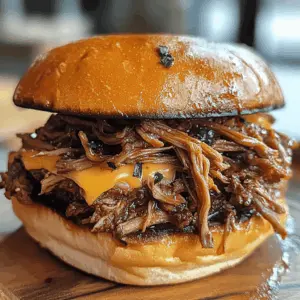 This Pulled Beef Sandwich recipe packs a hearty punch! Slow-cooked beef in a savory blend of spices creates the ultimate comfort food. Perfect for game days, summer barbecues, or a cozy dinner at home. Don’t forget to save this recipe so you can share these delicious sandwiches with family and friends anytime!