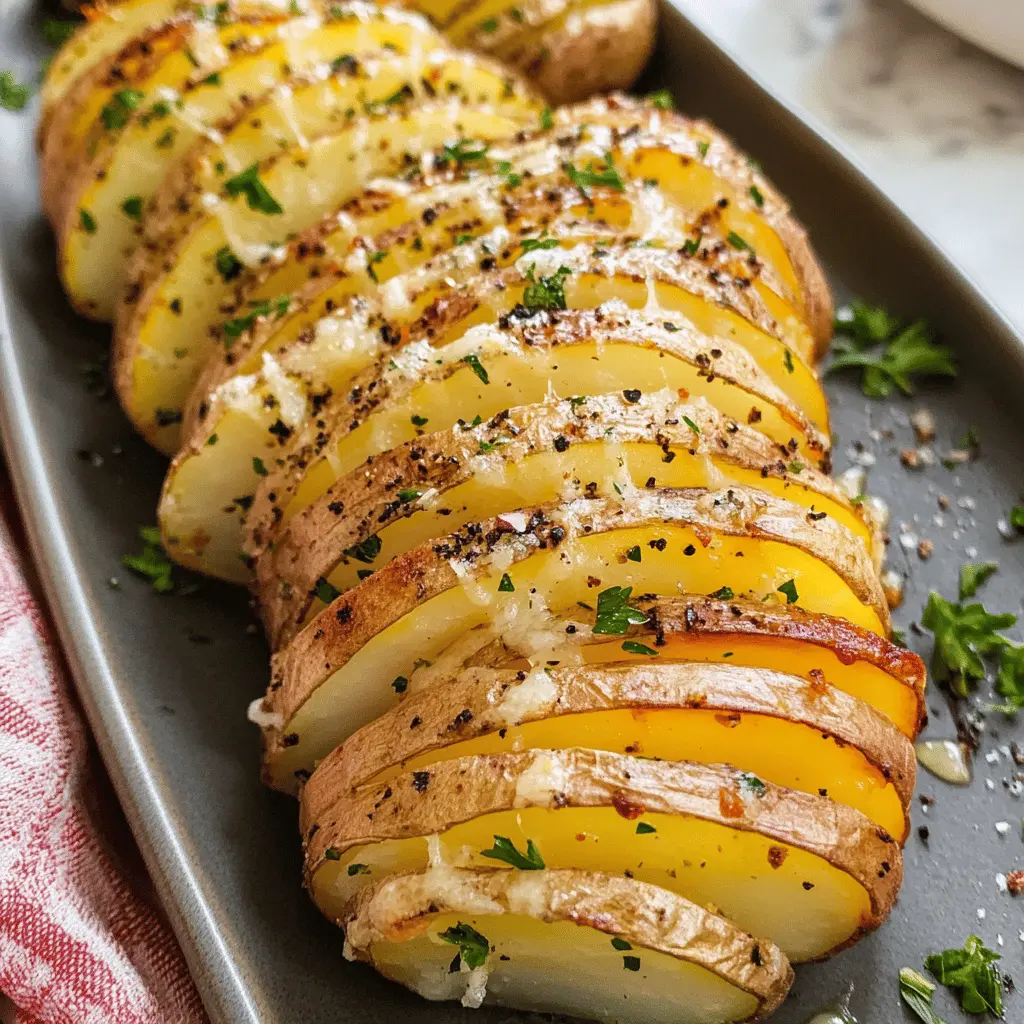 Whip up these perfectly sliced baked potatoes for a side that’s all about flavor! Crispy on the outside and fluffy on the inside, these potatoes are seasoned to perfection with your favorite herbs and spices. Ideal for family dinners or game day gatherings, be sure to save this recipe for a crowd-pleasing treat!