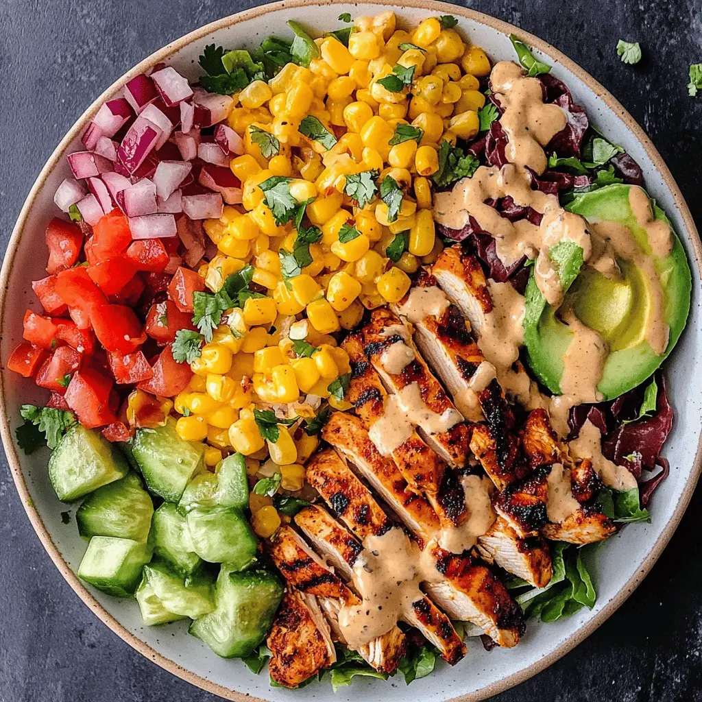 Easy Spicy Southwest Chicken Salad Recipe