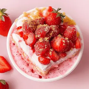 Looking for a refreshing dessert that’s perfect for any occasion? This Strawberry Lush is a colorful, creamy, and fruity treat! With layers of strawberry goodness, cream cheese, and whipped topping, it's a crowd-pleaser at parties or family gatherings. Don't forget to save this delightful recipe for your next get-together!