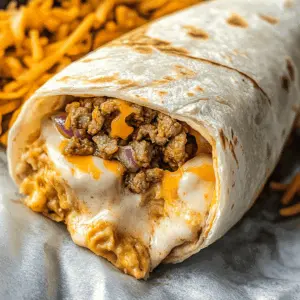 Take your taco cravings to the next level with this Beefy Melt Burrito recipe! Packed with seasoned beef, gooey cheese, and zesty sauce, it's a delicious twist on a fast-food favorite. Perfect for busy weeknights or a fun weekend treat. Save this recipe for a tasty way to satisfy everyone’s appetite!