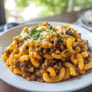 Skip the can and make your own Beefaroni at home! This easy recipe combines tender ground beef, pasta, and a flavorful tomato sauce, bringing comfort food to your table in no time. Perfect for busy weeknights or a cozy family meal, you'll want to save this one for future tasty dinners!