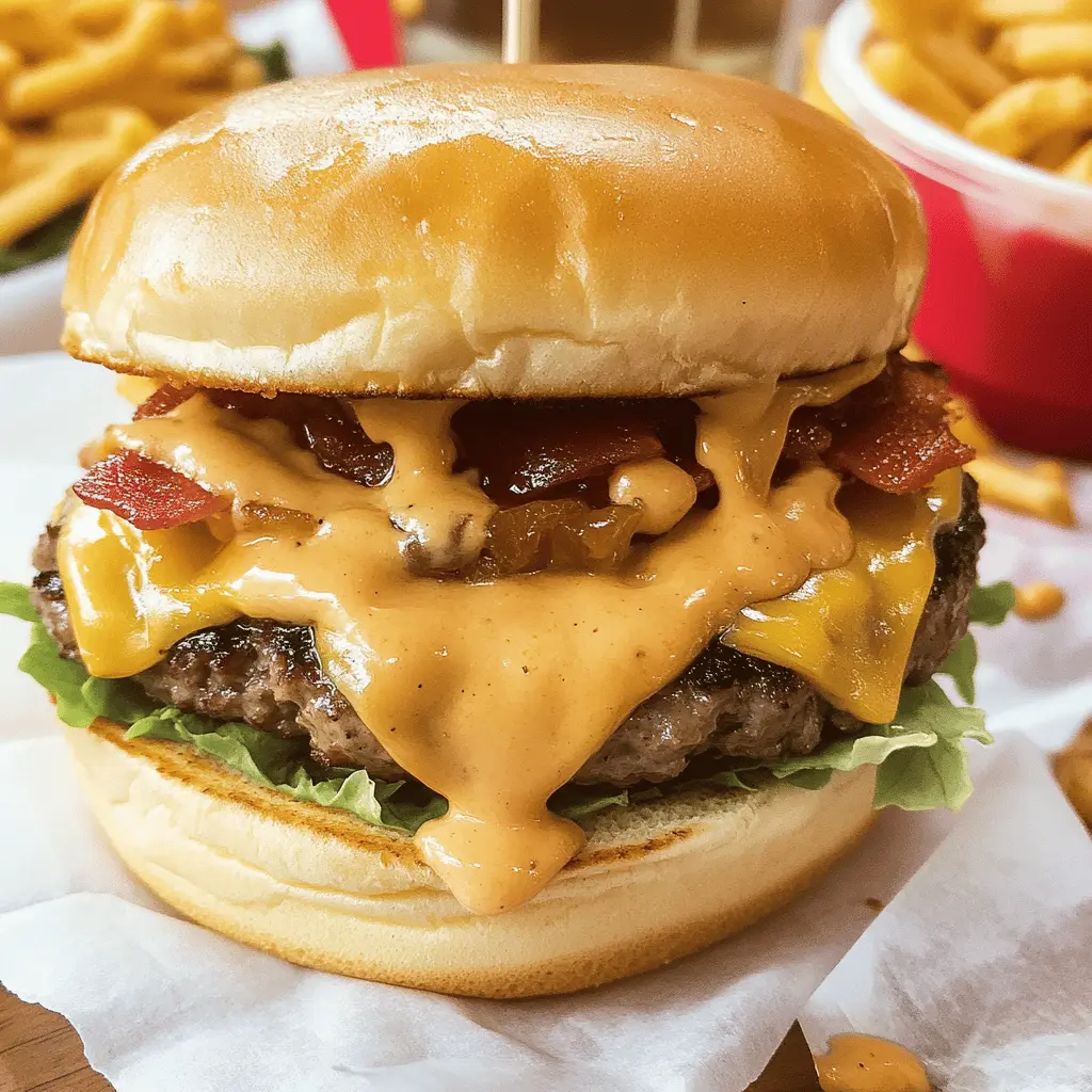 Enjoy the juiciest, most flavorful smash burger recipe you'll ever make! With a perfect blend of crispy edges and a tender center, this burger uses simple ingredients to create an unbeatable taste. Perfect for summer cookouts or a casual weeknight dinner. Save this pin for your next grilling adventure! 🍔👉