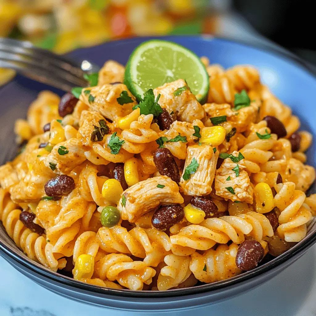 This Zesty Chicken Enchilada Pasta Salad is a delightful twist on classic flavors! Packed with tender chicken, colorful veggies, and a zesty dressing, it makes a perfect main dish or side for gatherings. Ideal for meal prep or a quick dinner, save this recipe to impress your family and friends at your next BBQ or potluck!