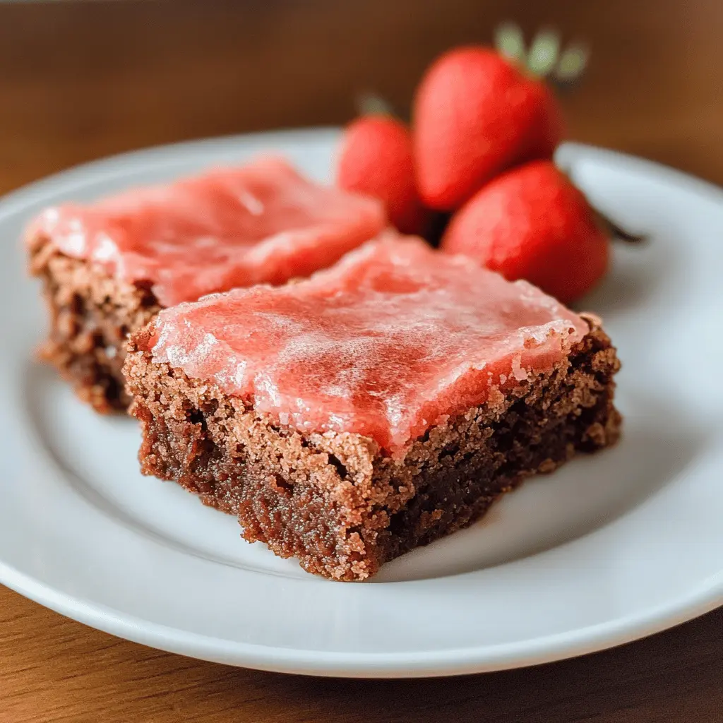 Easy Strawberry Brownies Recipe for a Sweet Treat