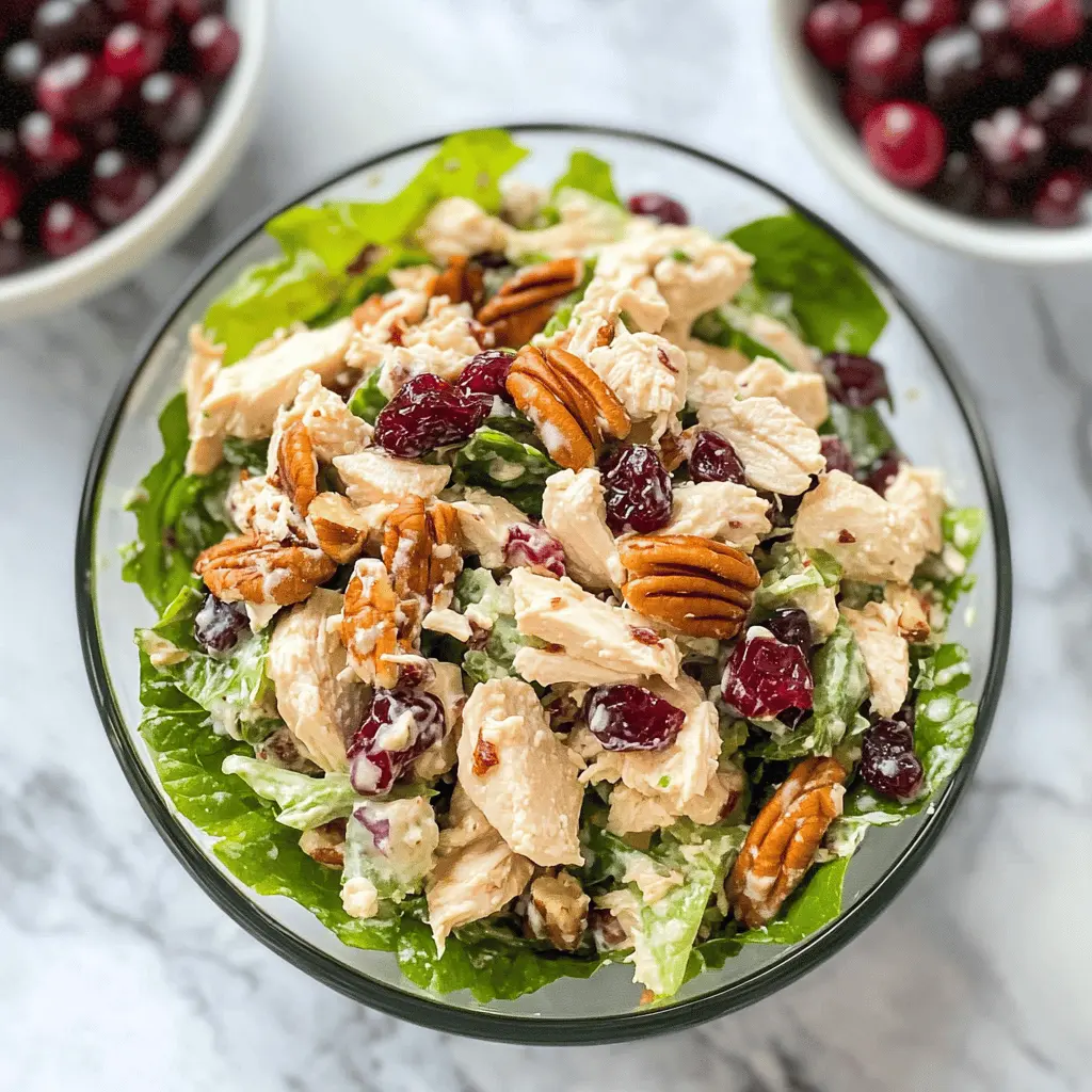 Easy Cranberry Pecan Chicken Salad Recipe