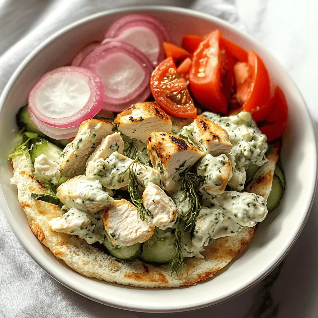 Easy Tzatziki Chicken Salad Recipe