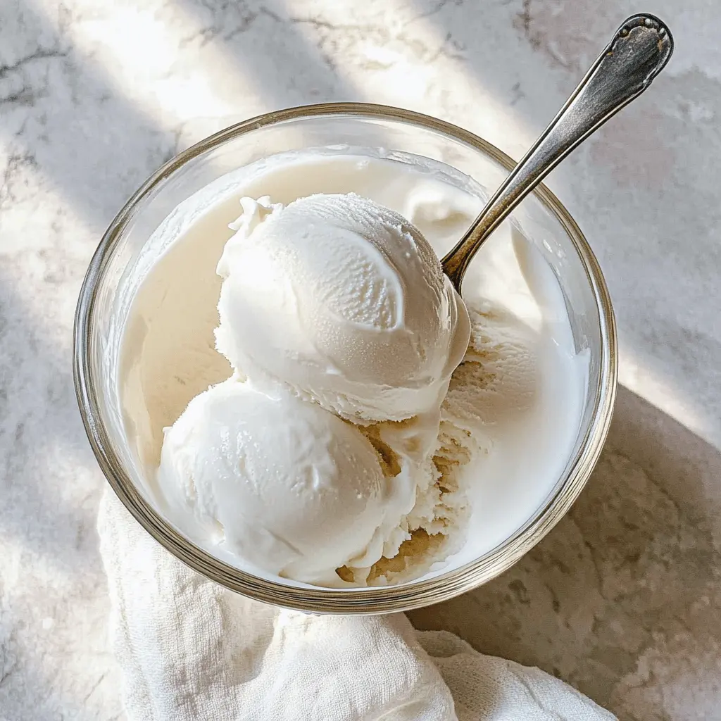 Easy Creamy Greek Yogurt Ice Cream Recipe