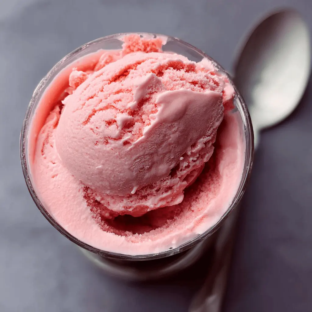 Easy Blender Strawberry Ice Cream Recipe