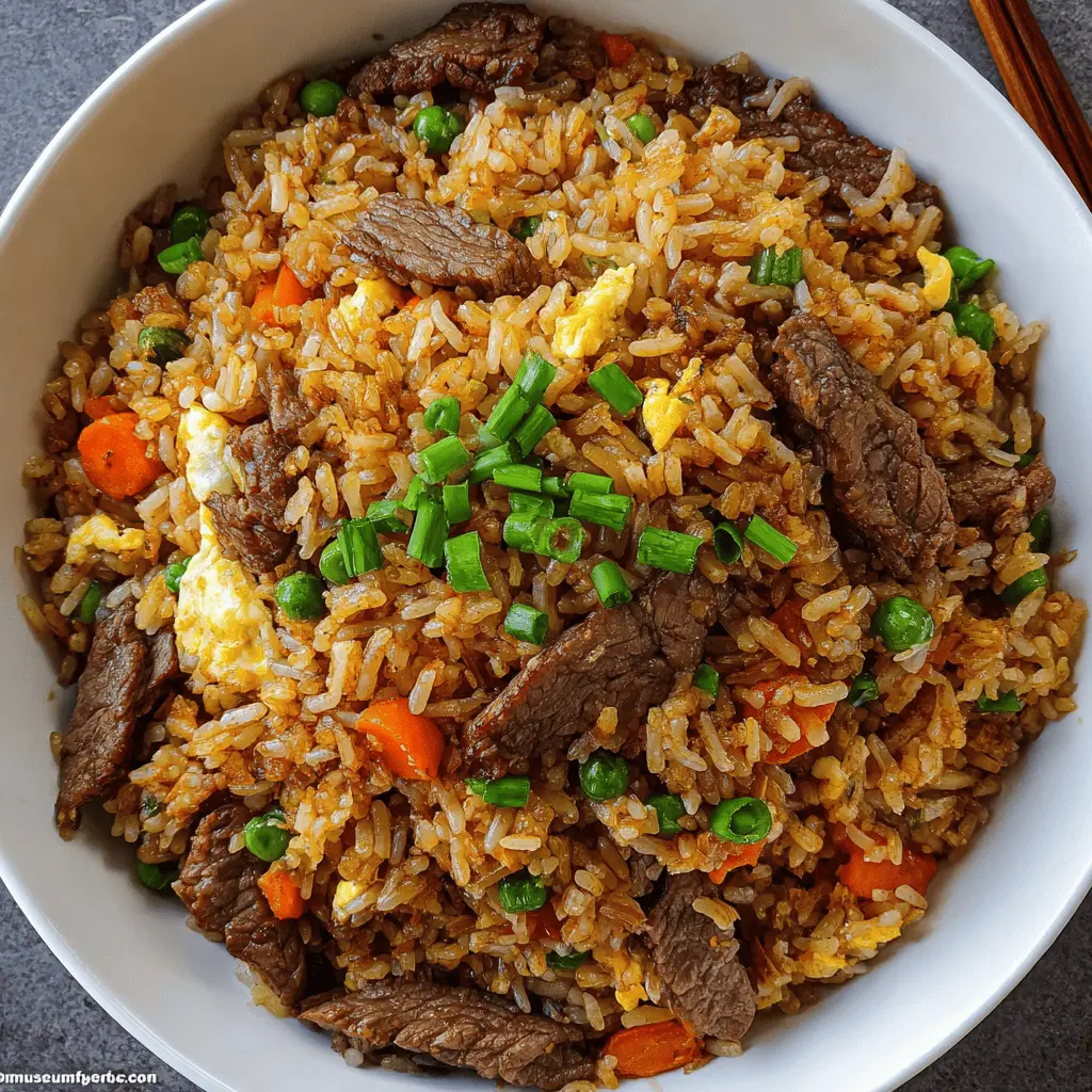 Easy Beef Fried Rice Recipe for Quick Dinners