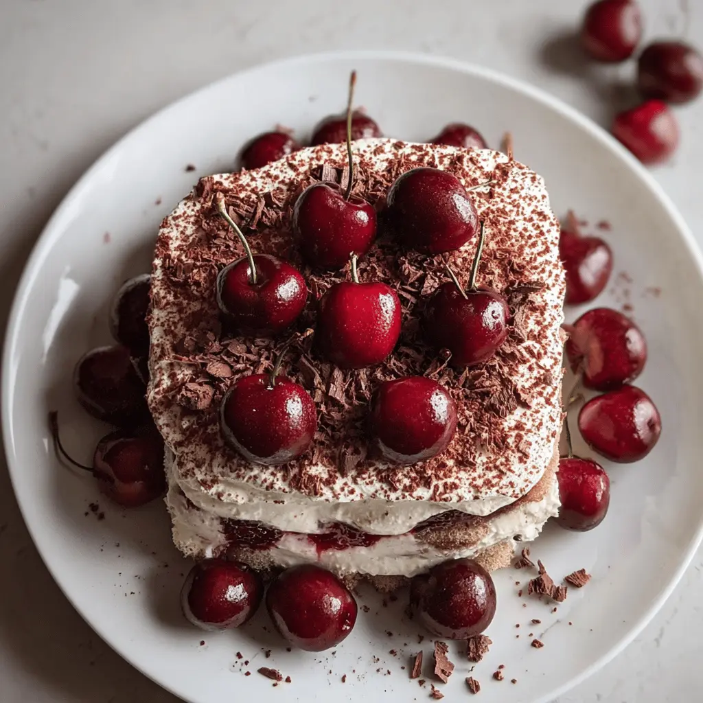 Easy Cherry Amaretto Tiramisu Recipe