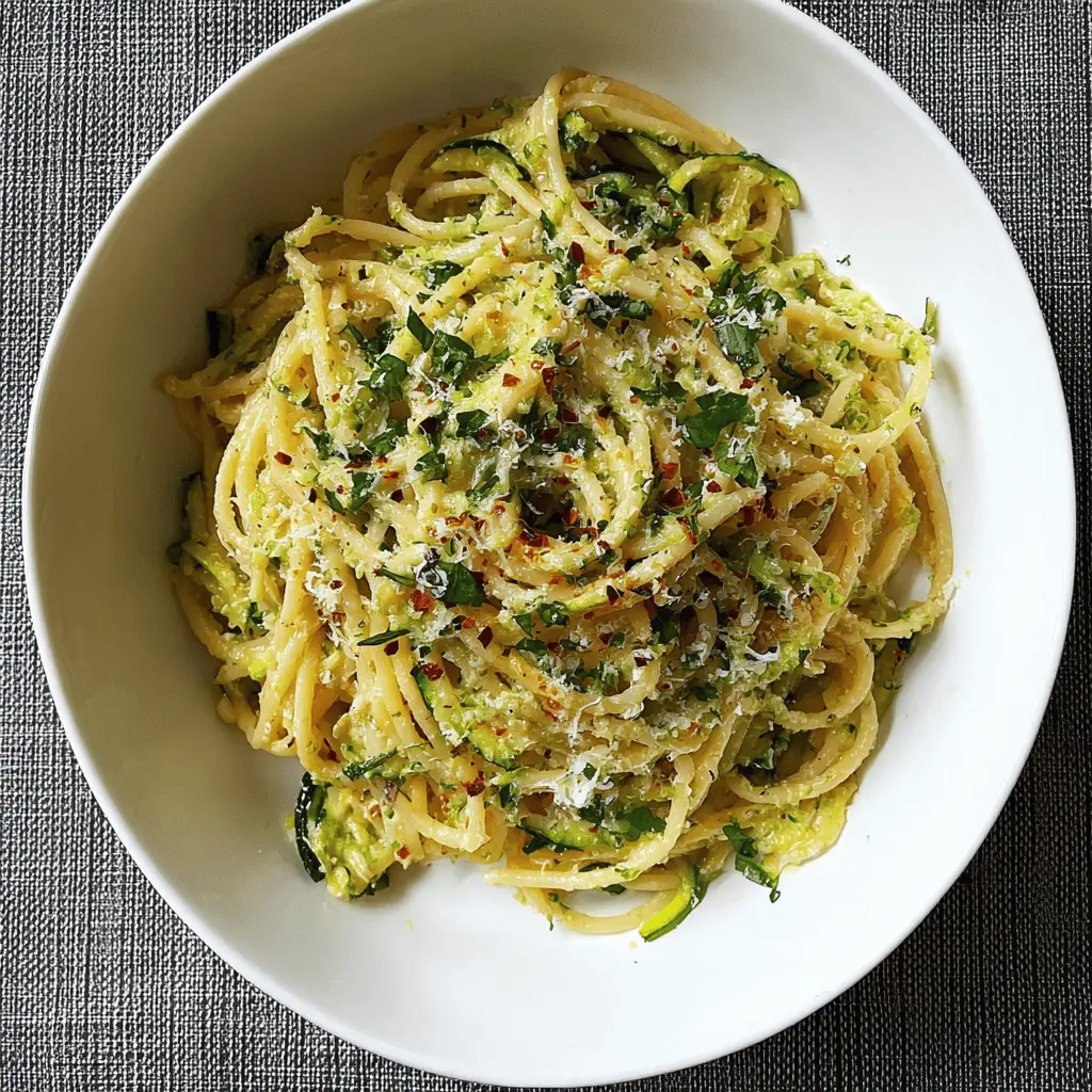 Easy Zucchini Butter Pasta Recipe