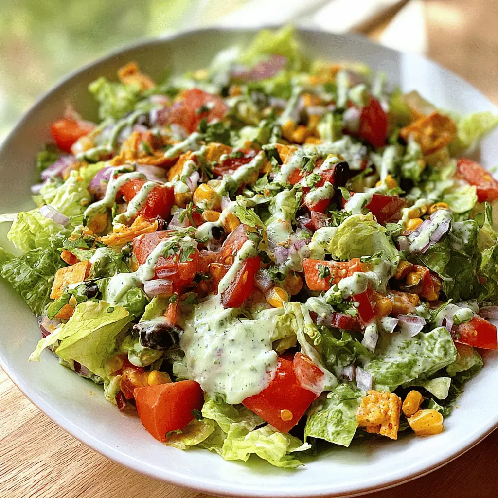 Easy Southwestern Chopped Salad With Zesty Cilantro-Lime Dressing