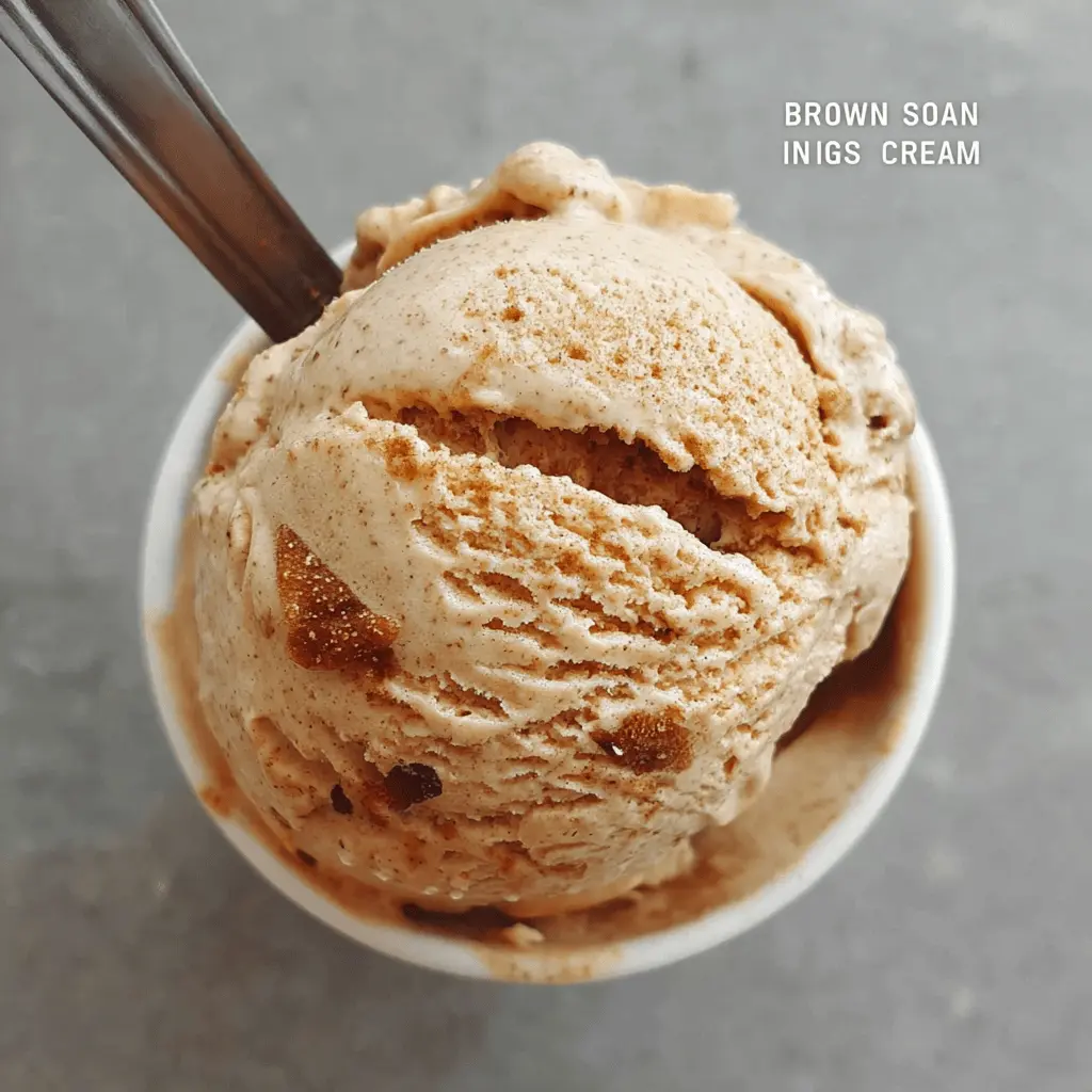 Easy Brown Sugar Cinnamon Ice Cream Recipe