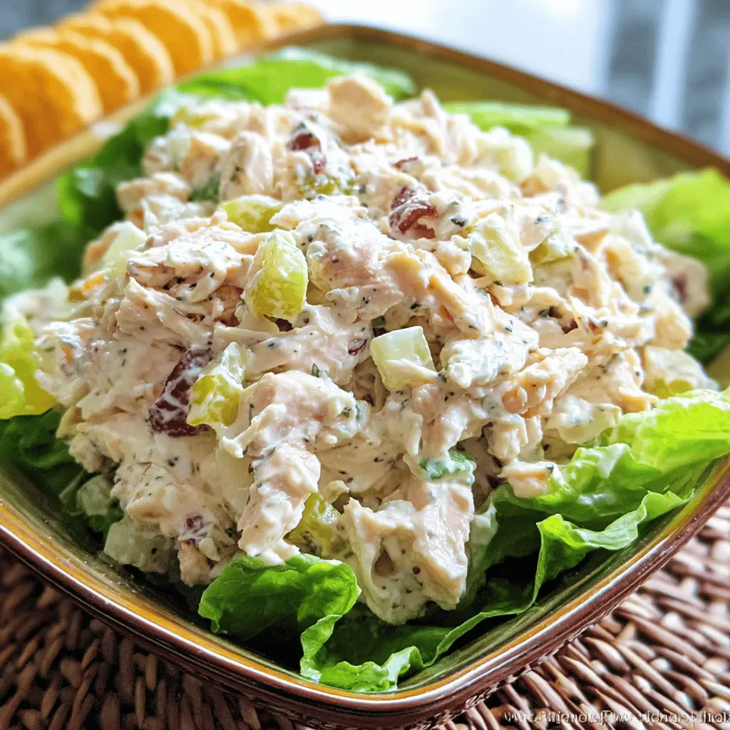 Easy Southern Style Chicken Salad Recipe
