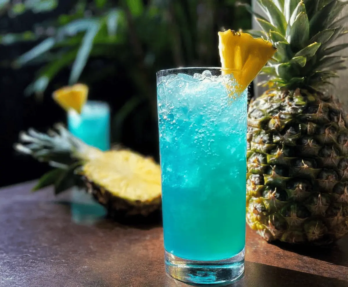 Easy Blue Hawaiian Mocktail Recipe