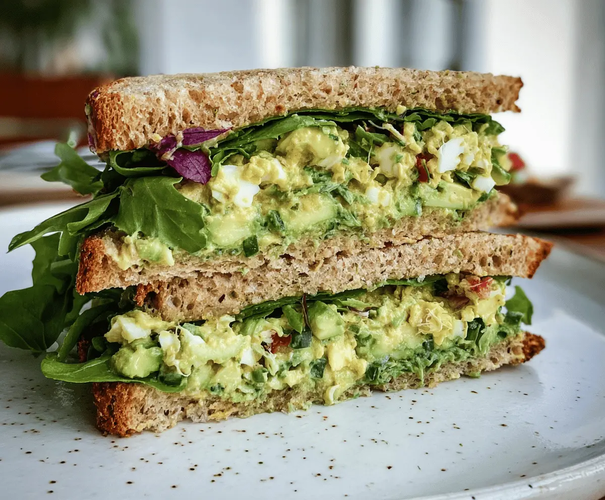 Easy Green Goddess Salad Sandwich Recipe