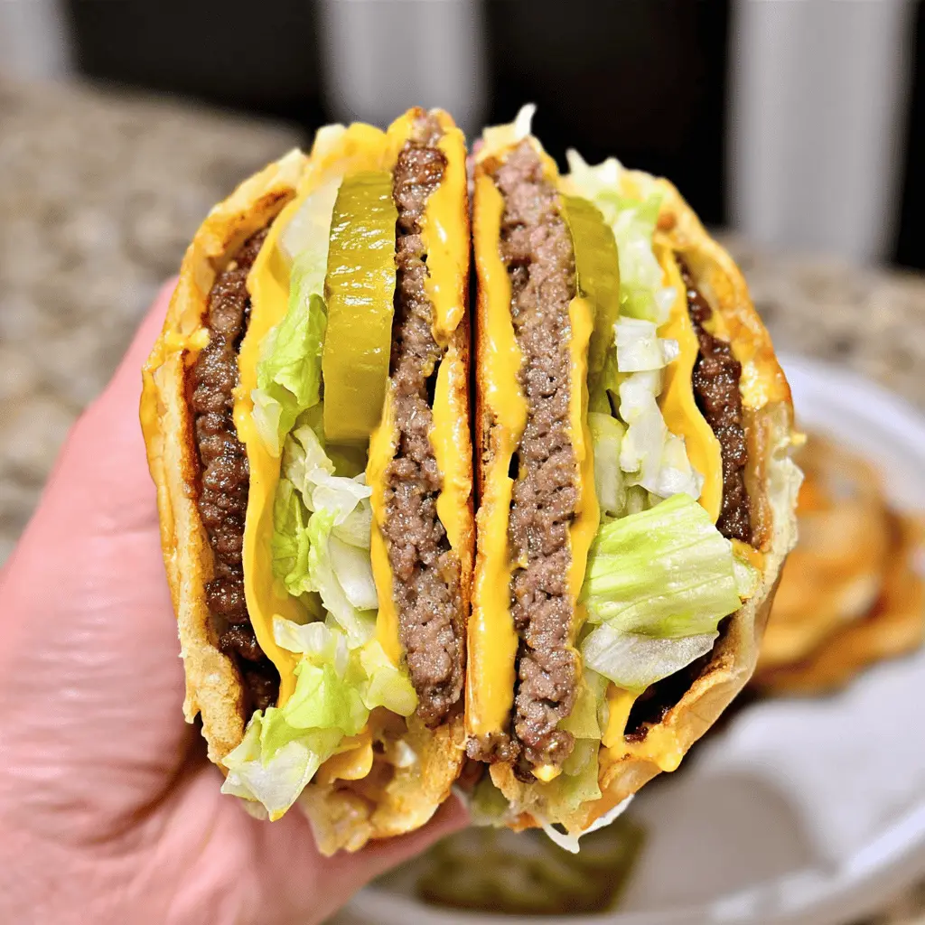 Easy Keto Big Mac Smash Burgers Recipe
