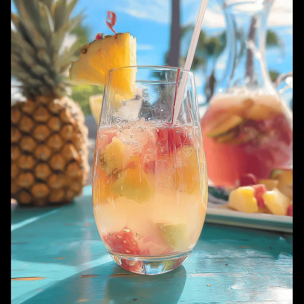Easy Pina Colada Sangria Recipe
