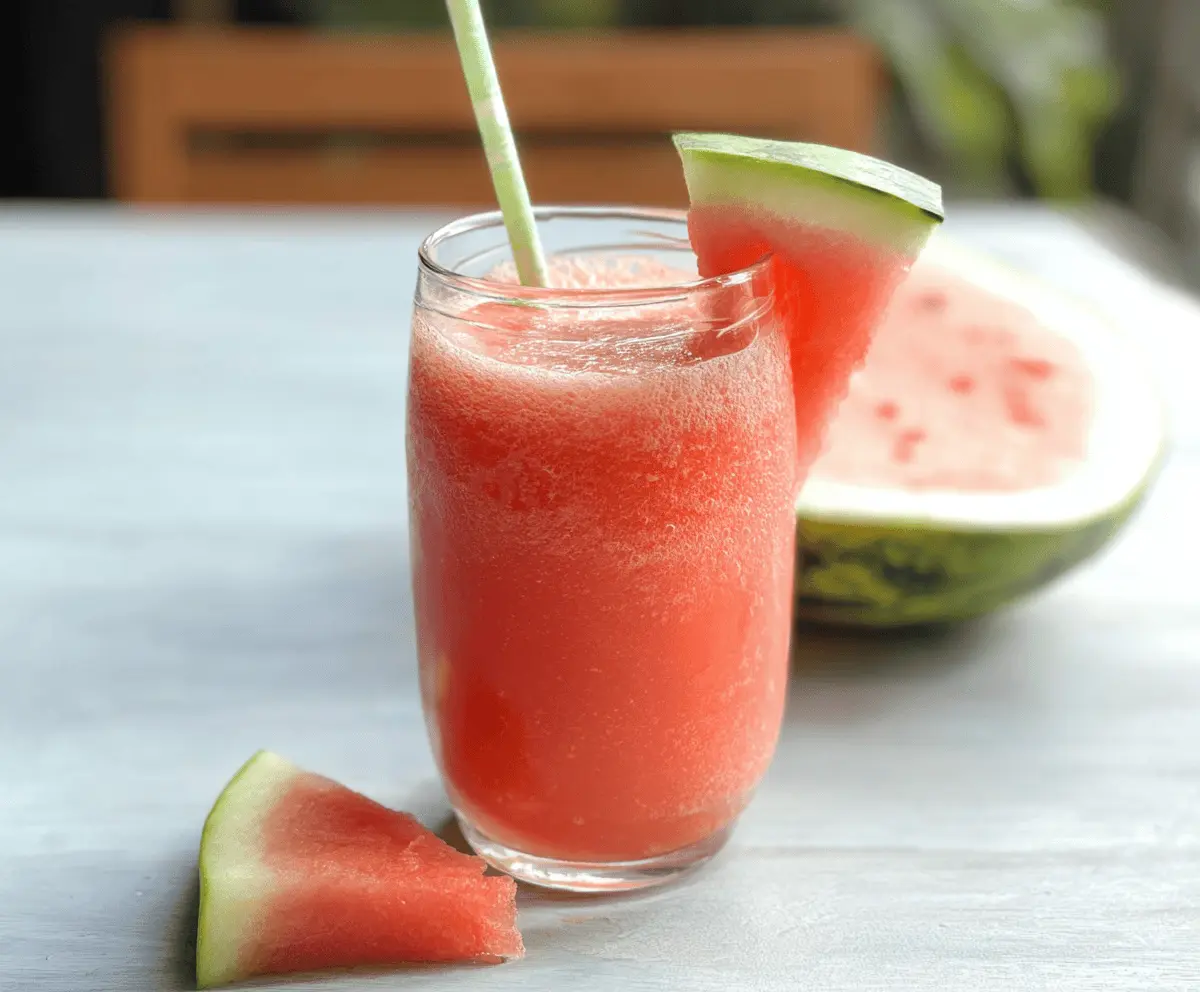 Refreshing Cucumber Watermelon Smoothie Recipe