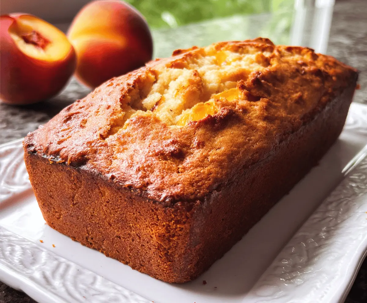 Easy Southern Peach Bread Recipe