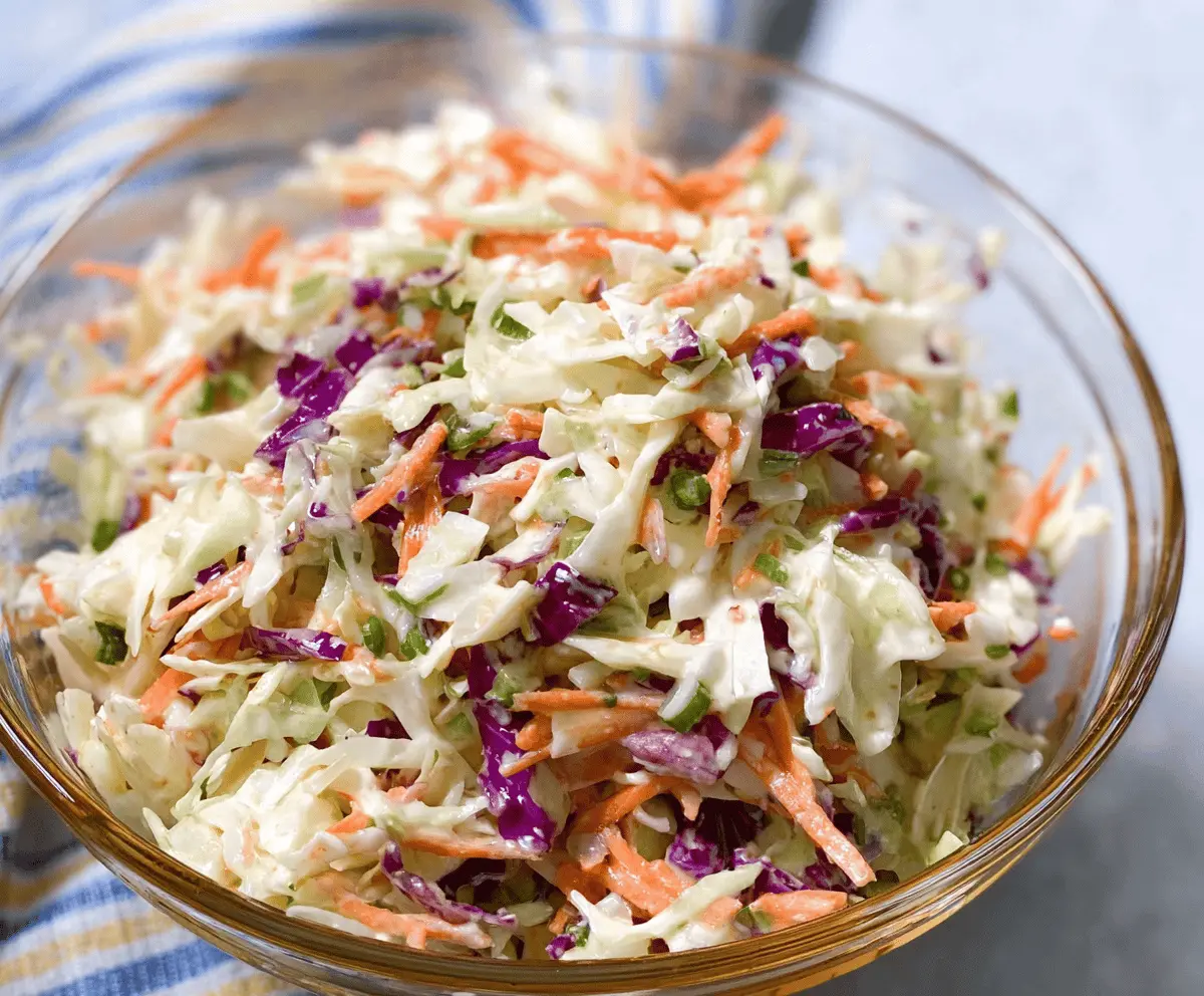 Easy Creamy Coleslaw Recipe for Pulled Pork