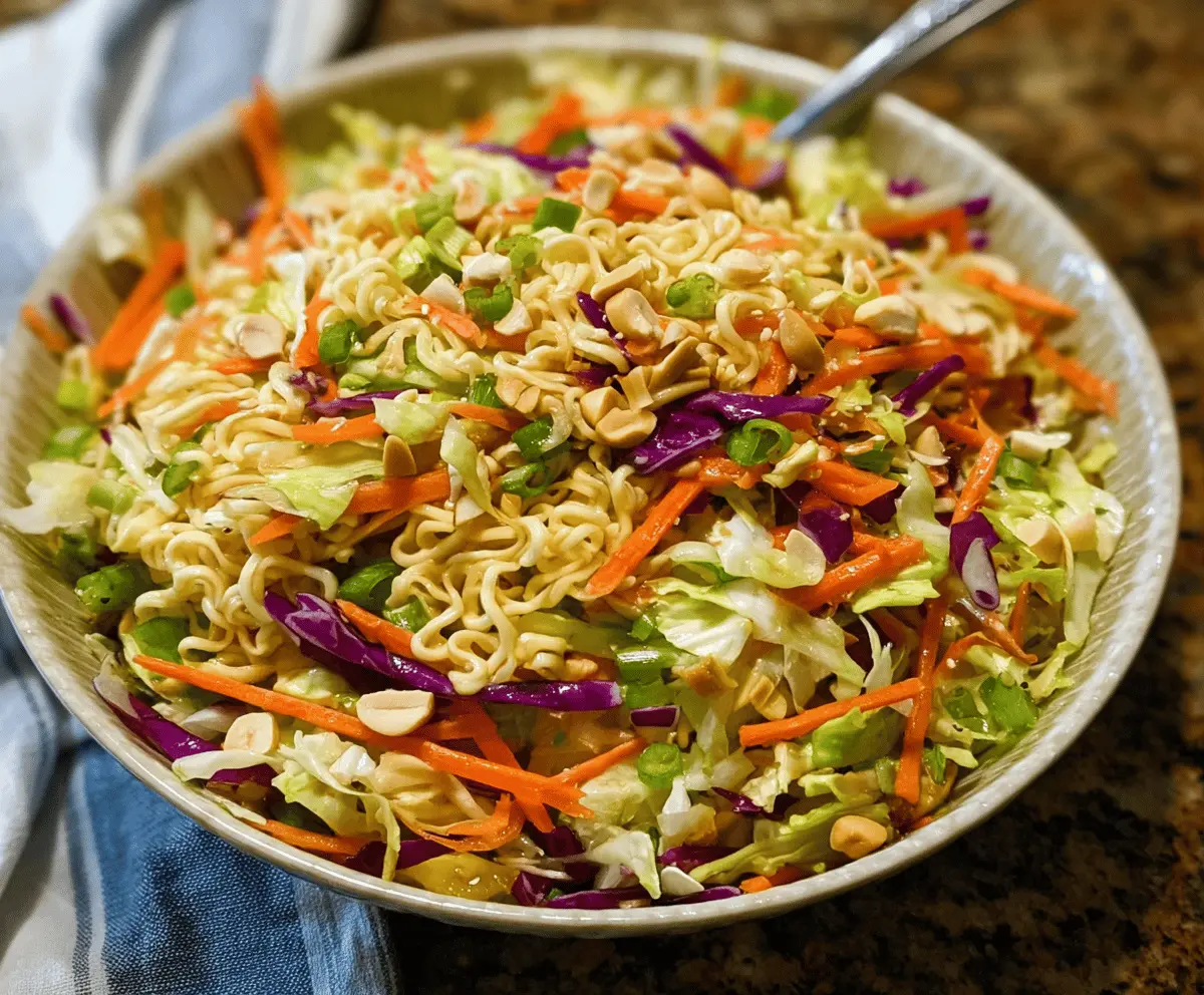 Easy Ramen Noodle Salad Recipe for Summer