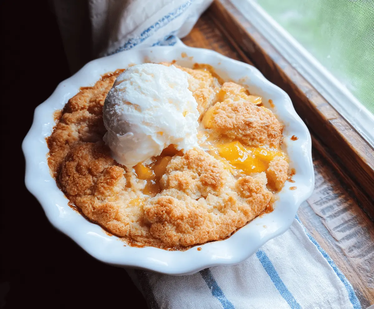 Easy Paula Deen Peach Cobbler Recipe