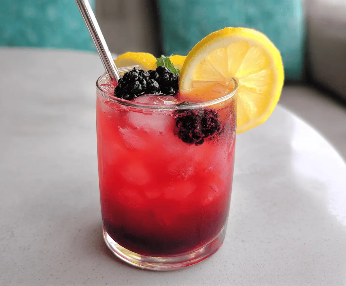 Refreshing Homemade Blackberry Lemonade Recipe