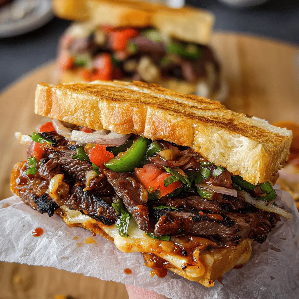 Easy Korean Steak Sandwich Recipe