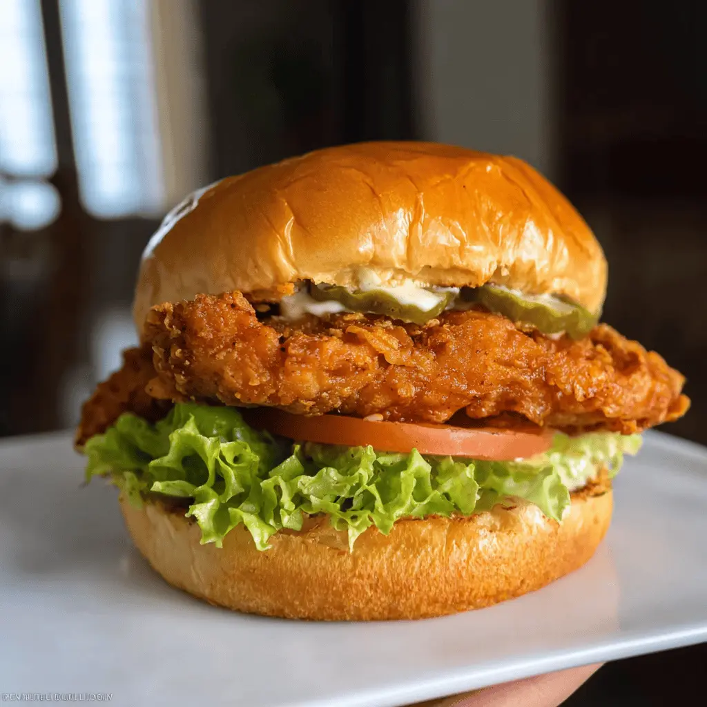 Easy Crispy Chicken Sandwich Recipe