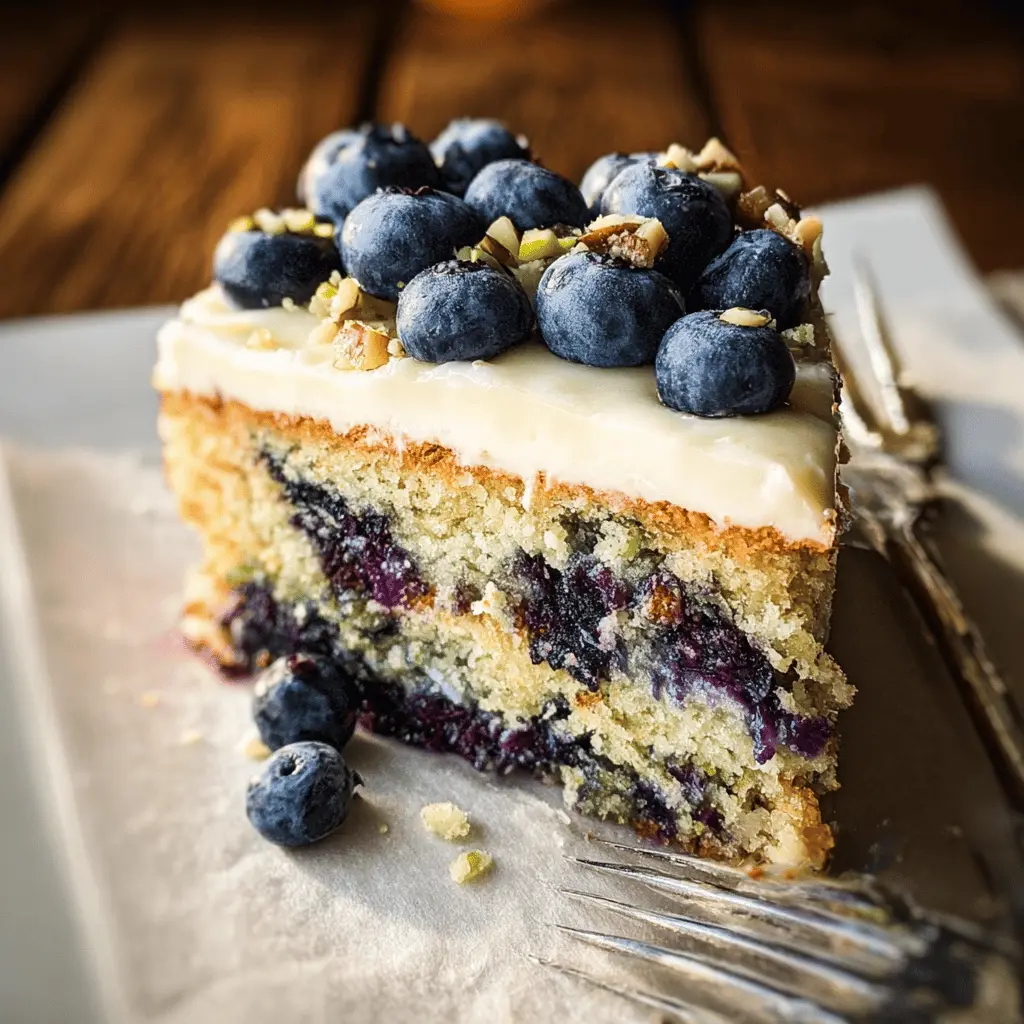 Moist Blueberry Zucchini Cake Recipe