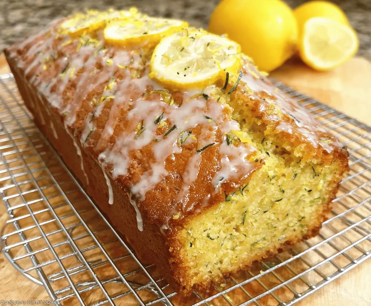 Moist Lemon Zucchini Bread Recipe