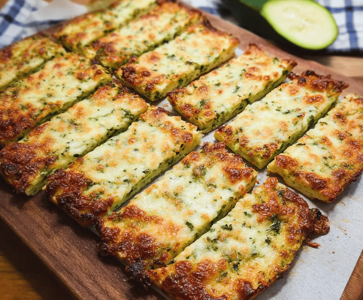 Easy Zucchini Breadsticks Recipe